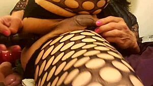 lustful tranny gets banged in anal treat with gaping toys