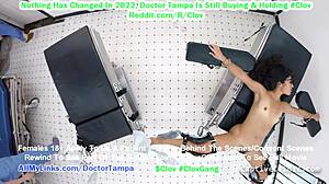 Wow! Doctor Tampa probes virgin orphan Jasmine Rose, newest slave at Good Samaritan Health Labs for shocking tests!