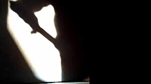 Intense Shadow Play Masturbation Session Unfolds