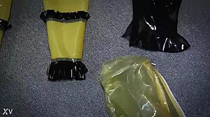 3 Layers Latex Gasmask Self-Bondage Challenge