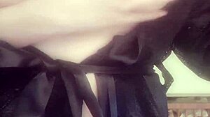 I'm smoking while feeling horny and loving my tits