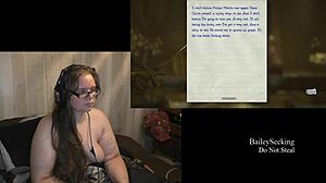 Naked brunette plays outlast with tattoos and piercings