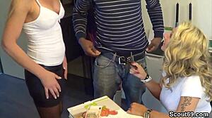 Mother And Sister Fuck Young Interracial Pizza Boy