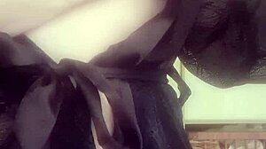 I'm smoking while feeling horny and loving my tits