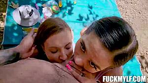 I watch jasmine wilde and kenzie love help allen swift with a blowjob in this taboo reality pov scene.