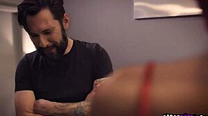 gianna dior interacts with tommy pistol in a scene