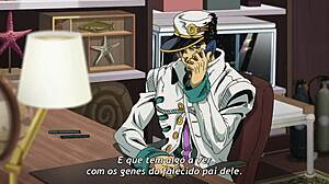 Jojo's bizarre adventure golden wind episode 1 in portuguese