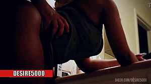 taking monster dick in pov rough blowjob with big ass