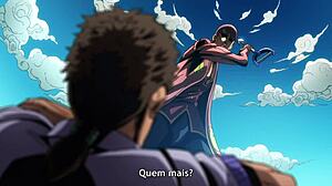 Jojo's bizarre adventure golden wind episode 1 in portuguese