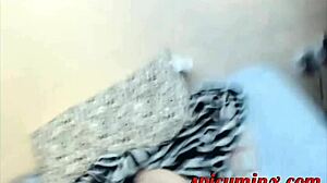 Redhead Flashes Glasses While Fucking Boyfriend On Webcam