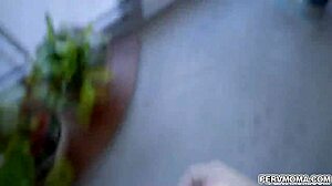 Blonde Slut Enjoys Anal Blowjob and Facial Cumshot