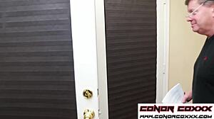 Watch Conor Coxxx lick Autumn Borelli's pussy so intensely!