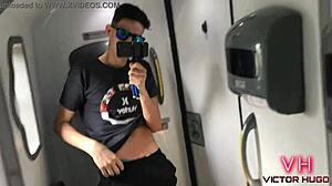 pissing in the bus bathroom - victor hugo