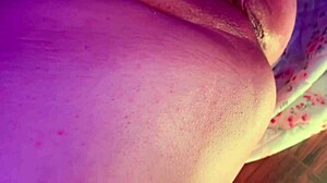 close up clit rubbing action