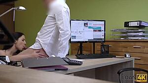 loan4k brunette babe ready for anal sex to open tattoo studio