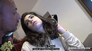 Italian Wife Cheats with Slut Lara De Santis from Dating Site