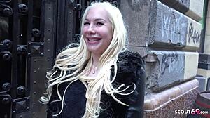 german scout picks up blonde kyra for hot fuck with big ass and tits