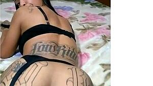 Brunette prostitute flaunts sexy ass and pussy for clients