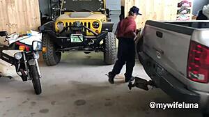 big tits lunch with blonde brunette lesbian