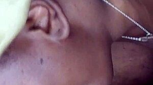 I watch this ebony beauty with big tits and tattoos working hard in public, shaved and hairless at the office.