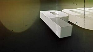 Torturing sexual slave with toys on ass and pussy in fetish scene