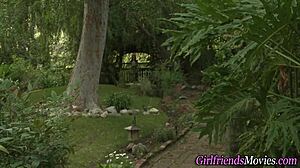 Milf Licks Teen's Big Tits In Lingerie