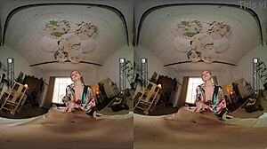 Maya Woulfe Gets Horny During VR Massage Banging