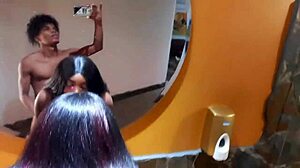 Stepdaughter and Stepfather Explore Hardcore Fucking After Watching Porn Together