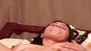 Having sex with my latina wife in this homemade video, she's horny and wet.