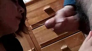 Latina pornstar Maria sucks cock for cumshot.