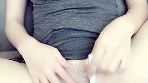 Hey, check this out, a Vietnamese teen shaving everything down there!