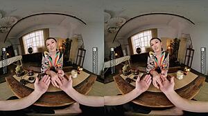 Maya Woulfe Gets Horny During VR Massage Banging