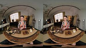 Maya Woulfe Gets Horny During VR Massage Banging