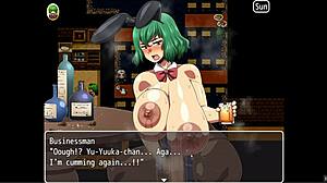 hey, check out yuka's slutty hentai game episode 25 where she gets pregnant in the village ending with that submissive bunny vibe