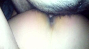 We're watching a movie while I fuck her bent over in doggystyle.