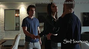 asian computer technician calls repairman to fix pc and sees payment method