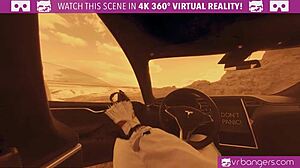 Passionate Vr Threesome With Blonde Babes