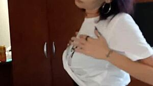 vanessa vixon's first footjob in years with a bit of bj tease