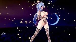 Oh wow, conquer Ganyu in that hentai suit from Genshin Impact!