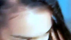 Skinny girl with dreadlocks shares home video moments