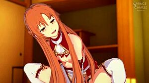 asuna, you ready for that unplanned pov sex in the village room?