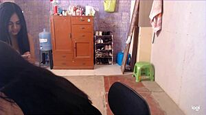 sol teases with high heels and beautiful legs