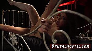 Brunette Teen Anal Bound Interracial Domination Bondage