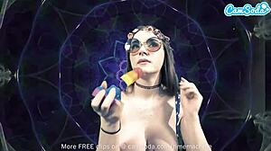 wow, this amateur big tits teen has an explosive masturbation session on webcam