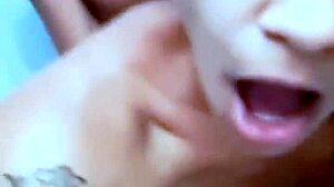 Skinny girl with dreadlocks shares home video moments