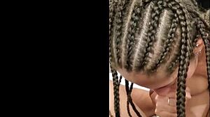 Hey, wanna see Domi growl during a hot blowjob?