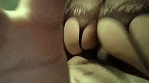 Fucking my sidechick in black lingerie, riding pov while cheating in homemade milf scene