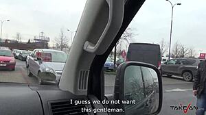 Big Tits Czech Babe Fucks Outdoors, Gets Cumshot and Unexpectedly Kicked Out