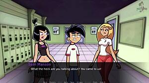 cruel blonde toys goth with dildo brutally