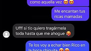 Chat with my hot teacher who ends up giving a blowjob.